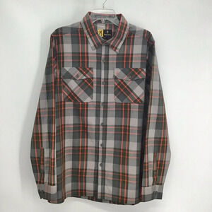 Browning Buckmark Men’s Long Sleeve Plaid Shirt Casual Hunting NWOT Size Large